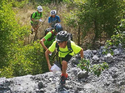 trail jeune raid des dentelles vaucluse gorges de la nesque